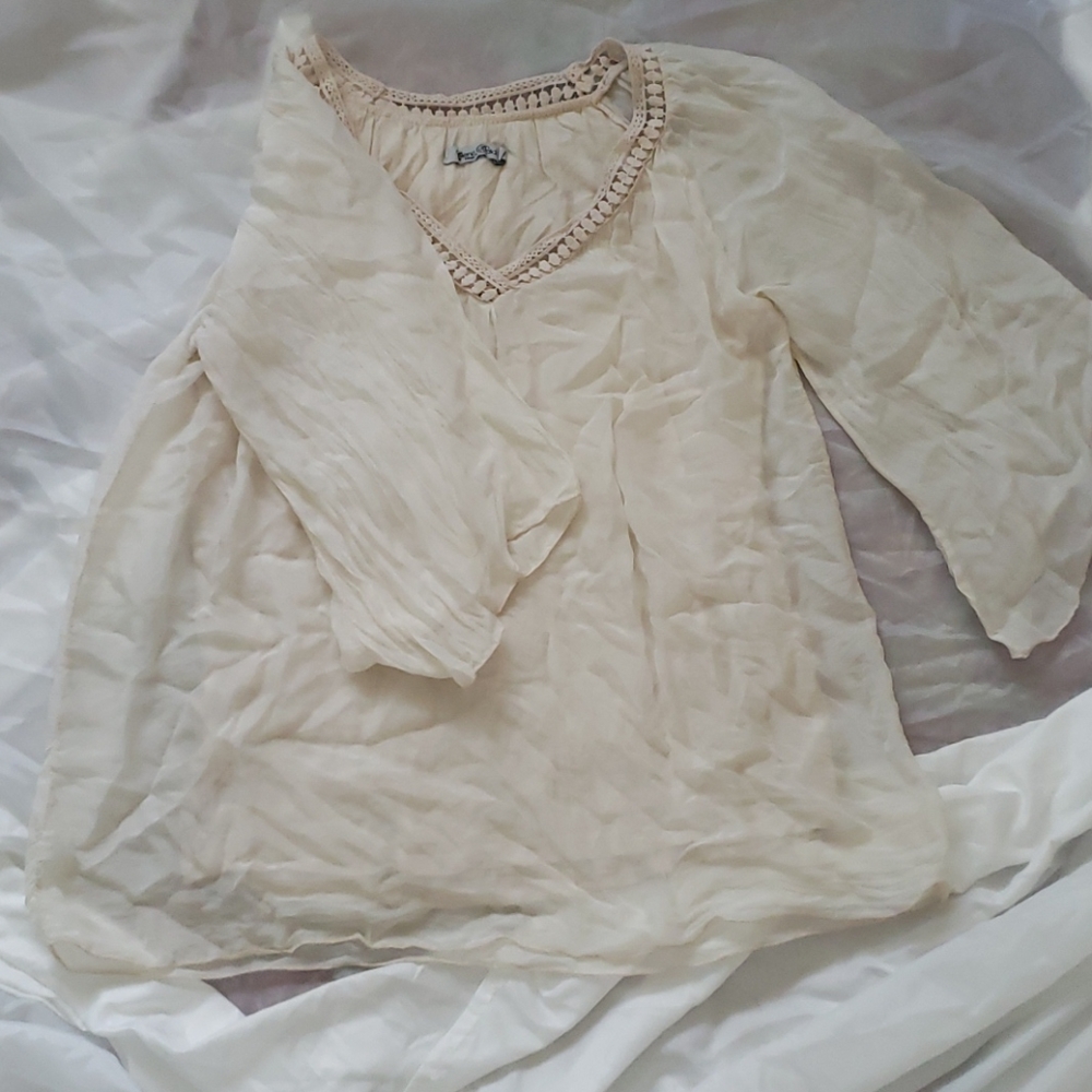 Cream colored top